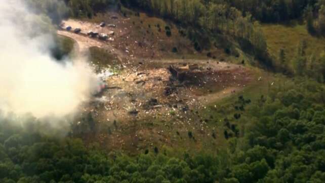 «Es ist die Hölle»: Gewaltige Explosion zerstört US-Fabrik