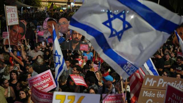 Jubel für Trump, Pfiffe für Netanjahu in Tel Aviv