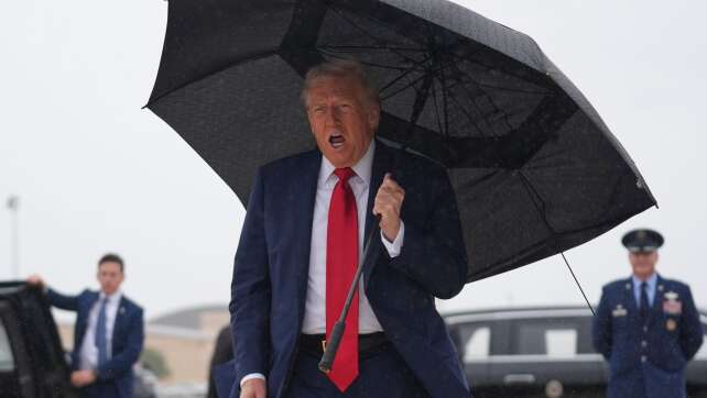 Trump vor Abflug nach Israel: «Alle jubeln gleichzeitig»