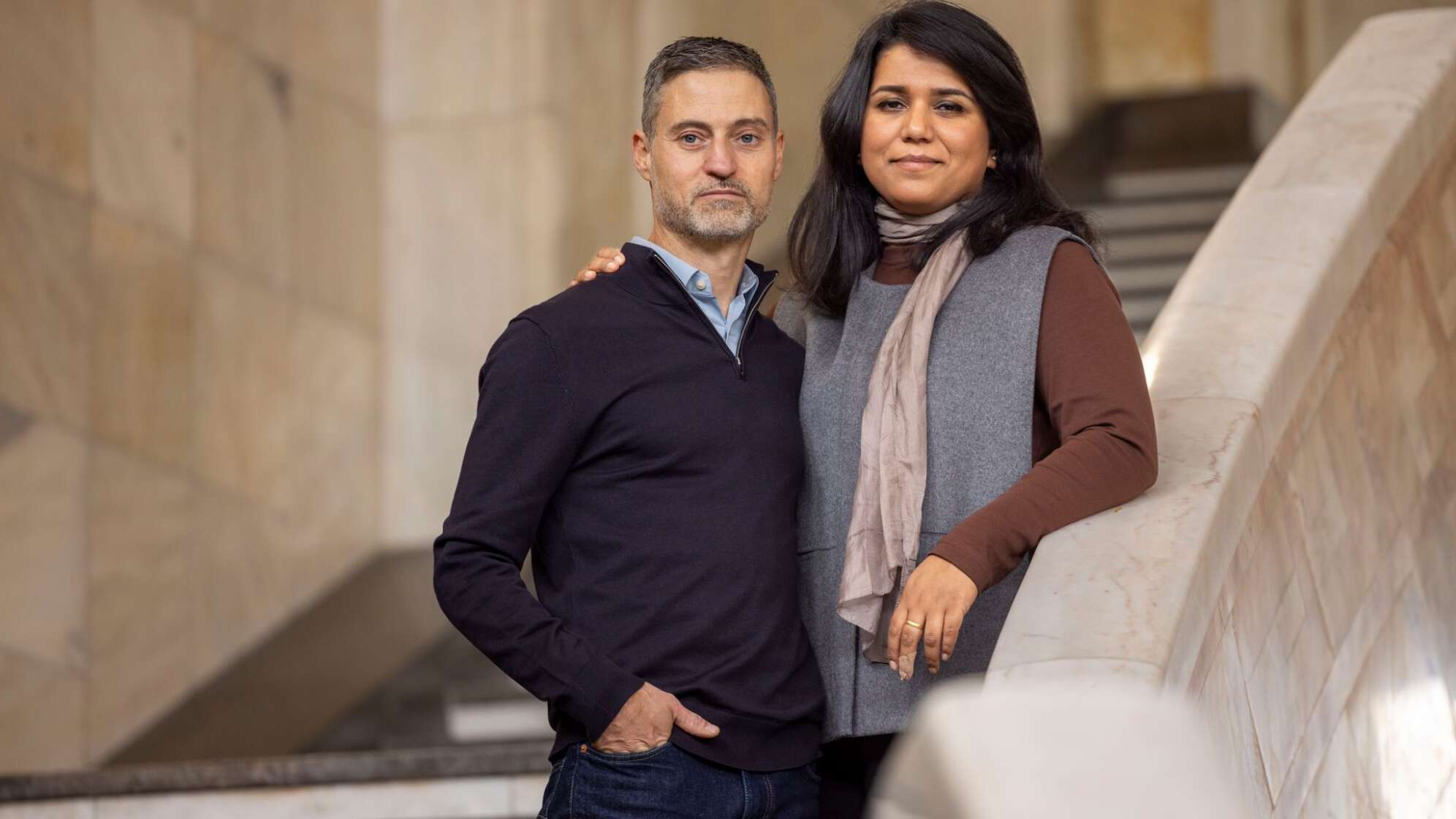 Deutschland nach dem Gaza-Krieg - Ehepaar Cheema-Mendel