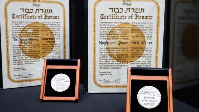 Israel ehrt zwei Bayern als «Gerechte der Völker»