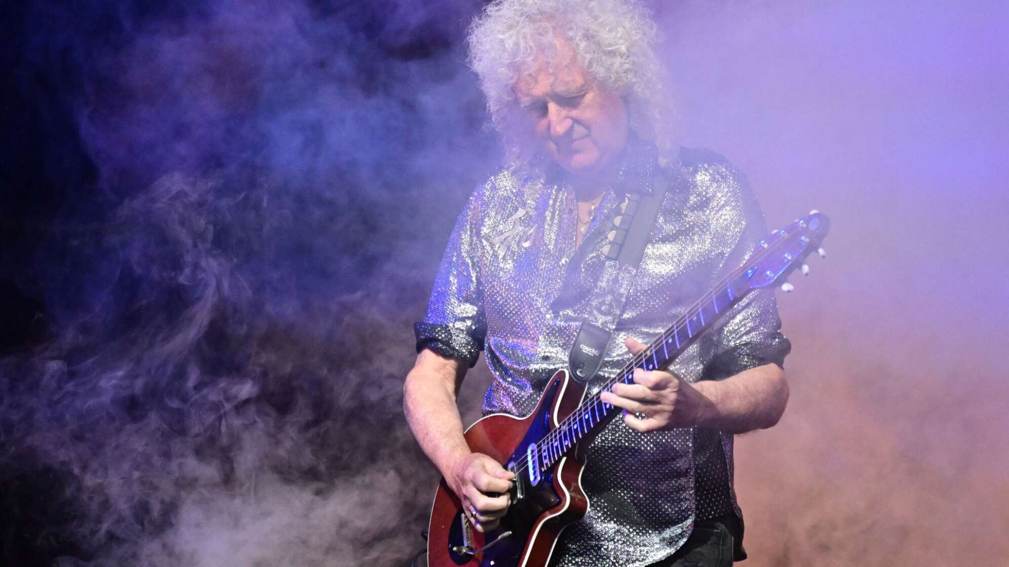 Queen Gitarrist Brian May bei Musical "We will rock you"