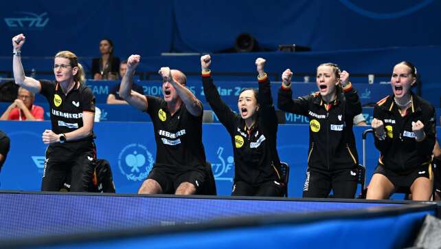 Kaufmann jubelt: Zehnter EM-Titel für Tischtennis-Team