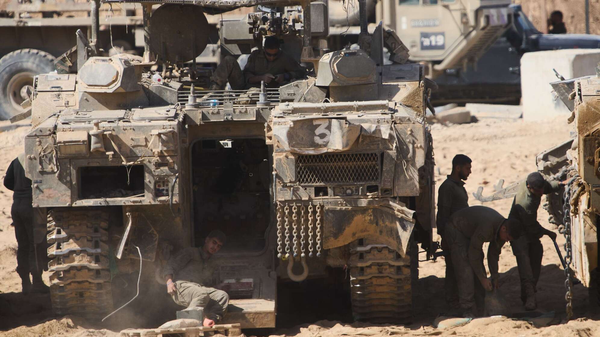 Nahostkonflikt - Grenze zwischen Israel und Gaza