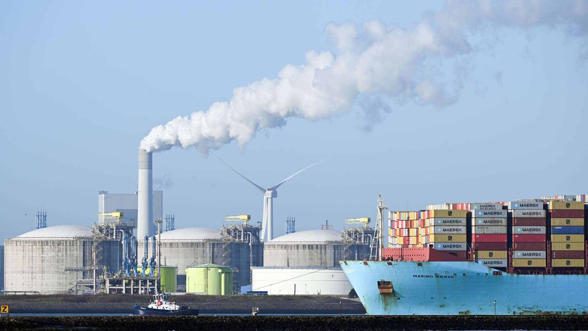 LNG-Importterminal in Rotterdam