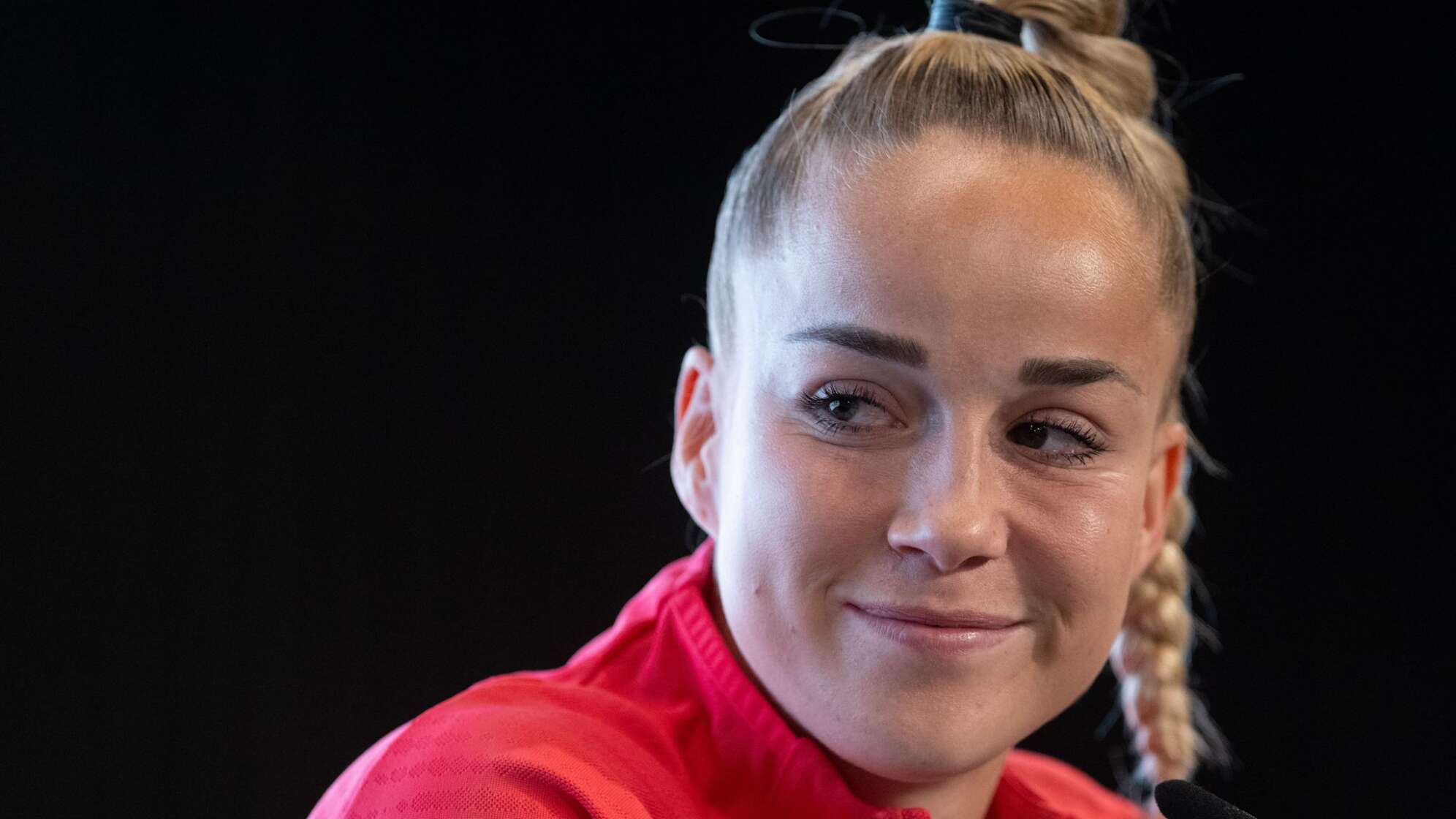 Pressekonferenz Fußball Nationalmannschaft Frauen