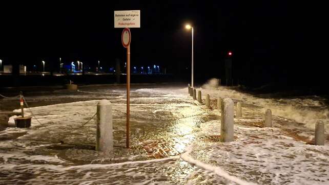 Heftige Orkanböen an der Nordseeküste erwartet