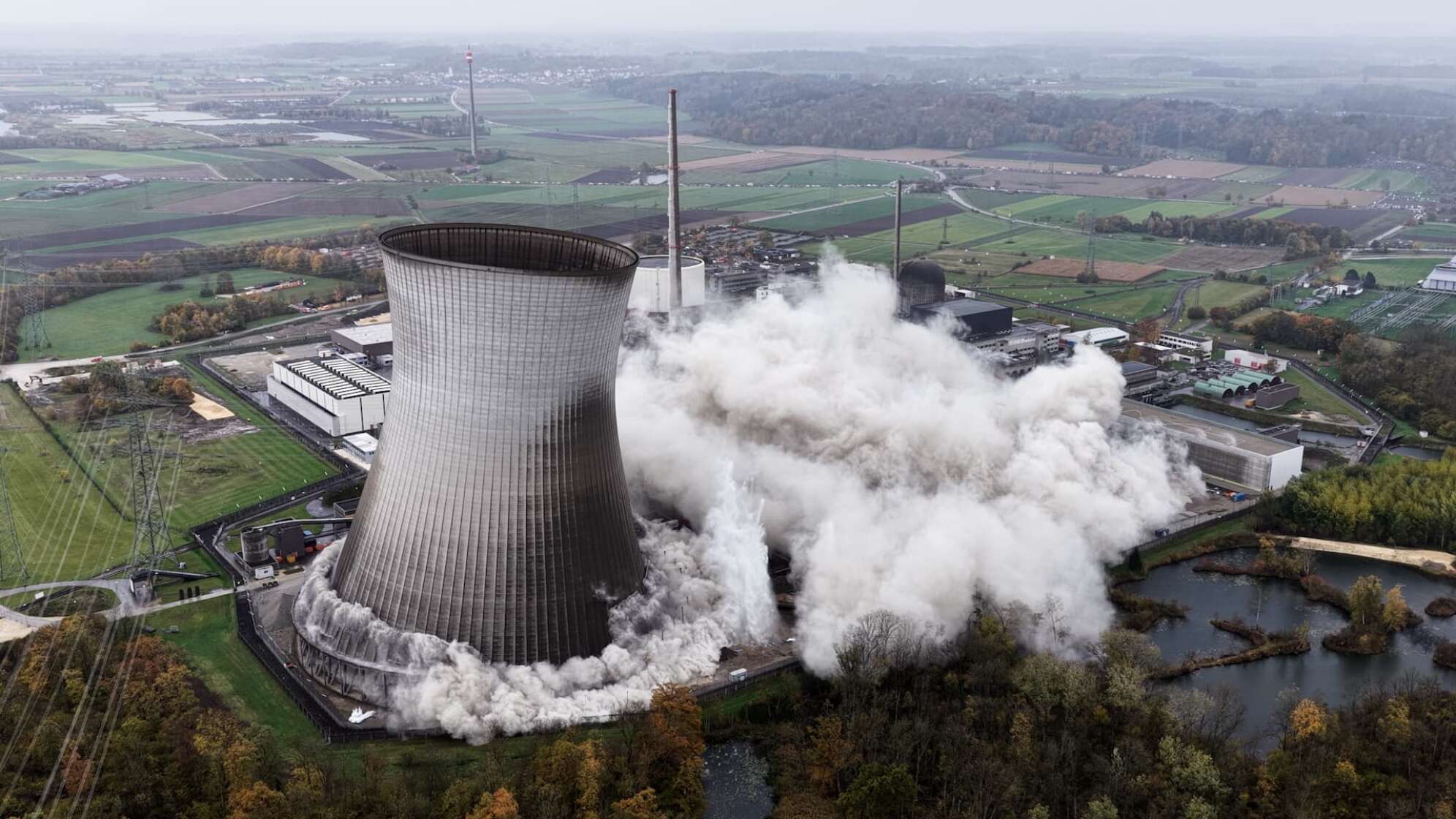 Sprengung Kühlturm Gundremmingen 2025
