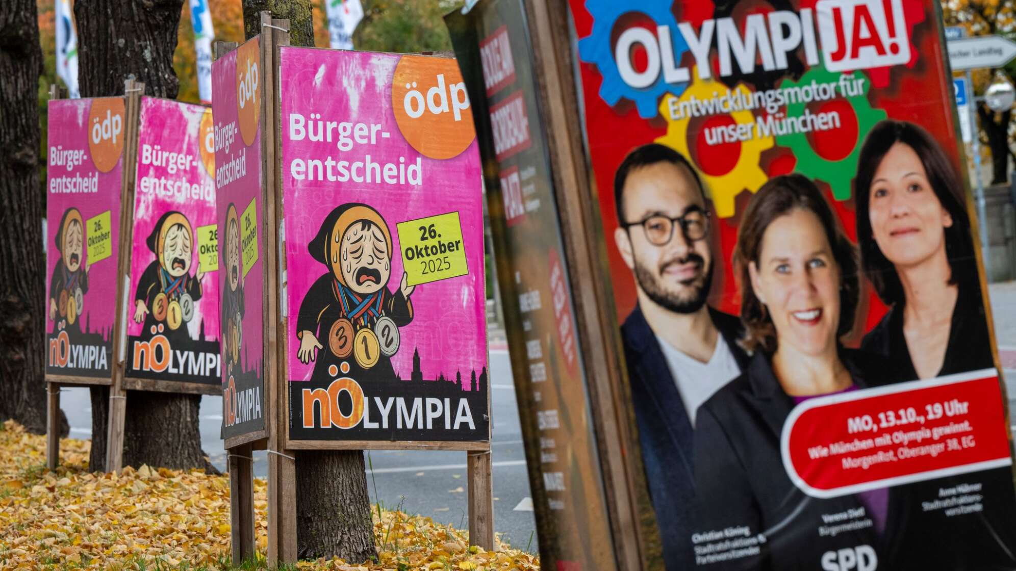 Plakate zur Olympia Bewerbung Münchens