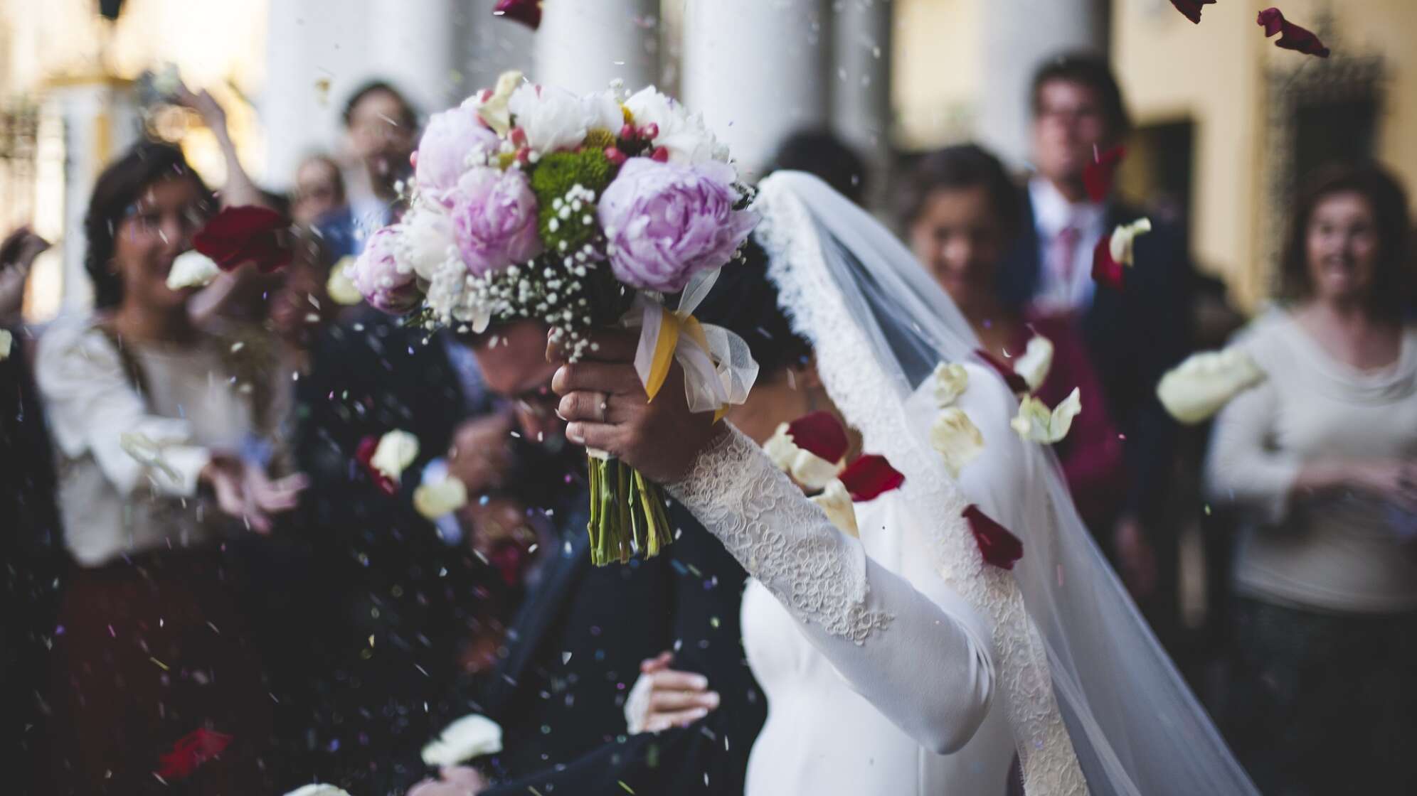 Hochzeit mit Blumen
