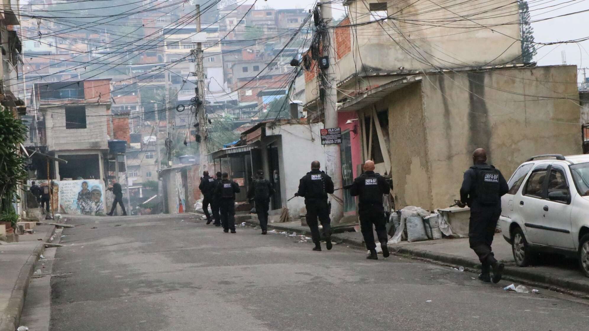 Polizeieinsatz in Favelas in Rio de Janeiro