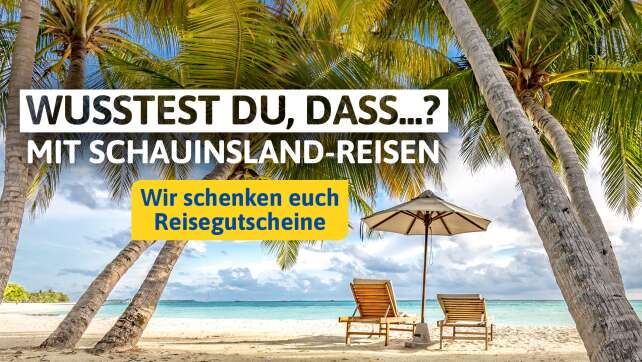 Holt euch Urlaub: Jetzt mitmachen und Reisegutscheine sichern!