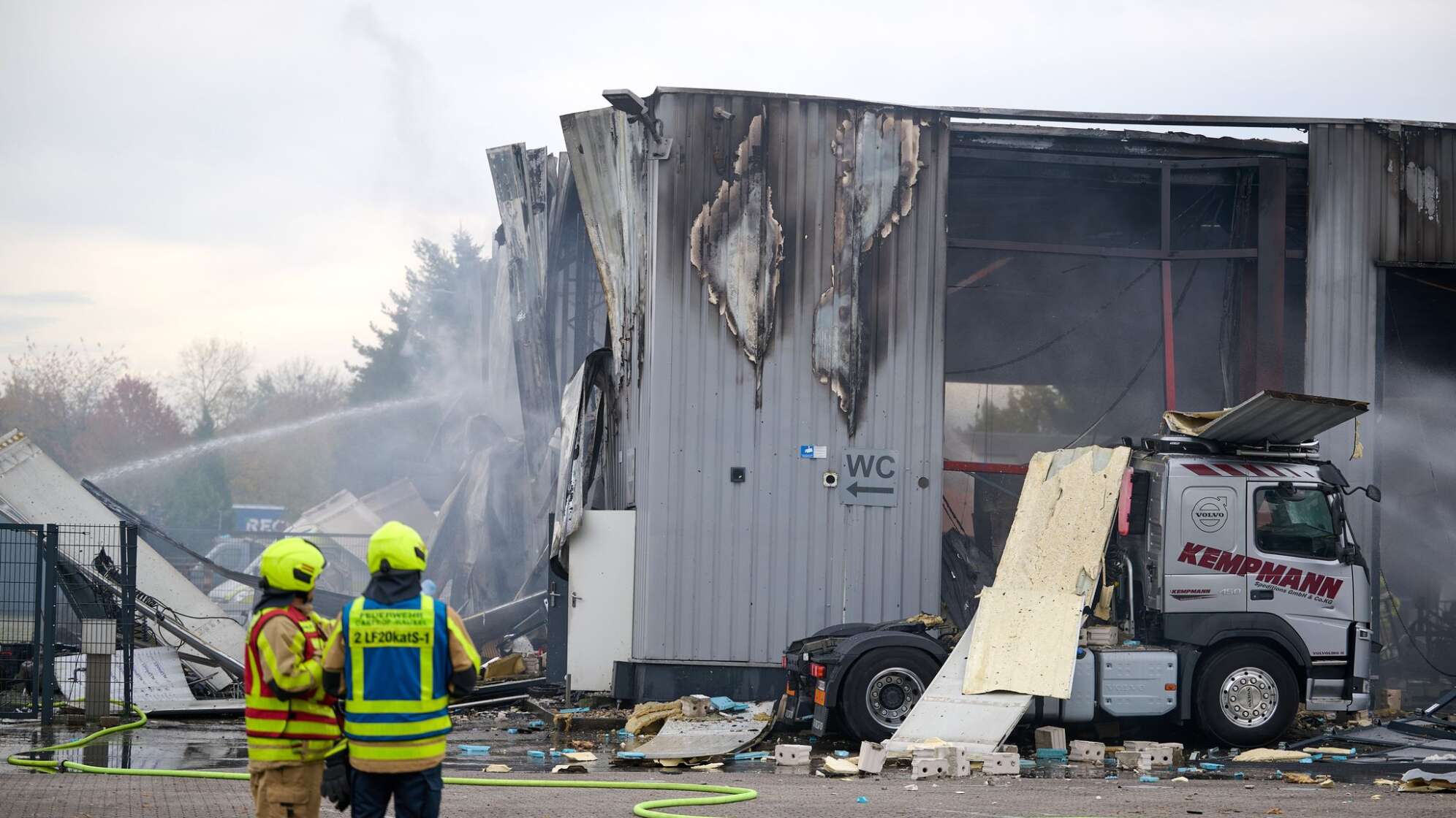 Explosion auf Firmengelände in Castop-Rauxel