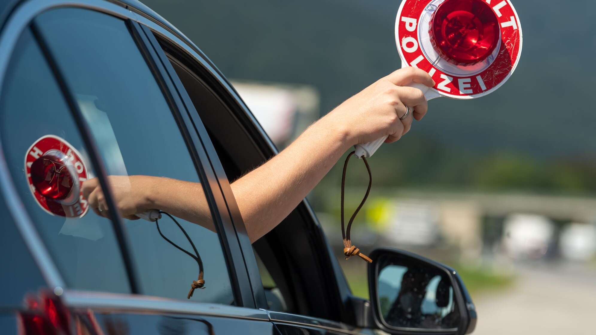 Schleierfahnder an deutscher Grenze