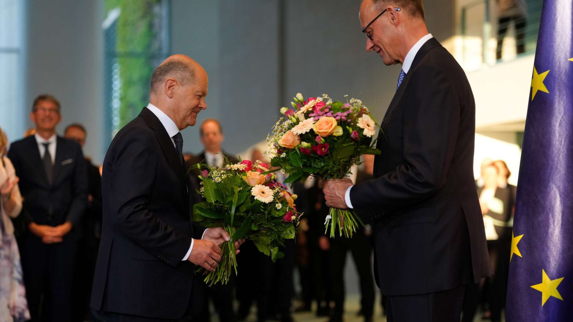 Olaf Scholz und Friedrich Merz