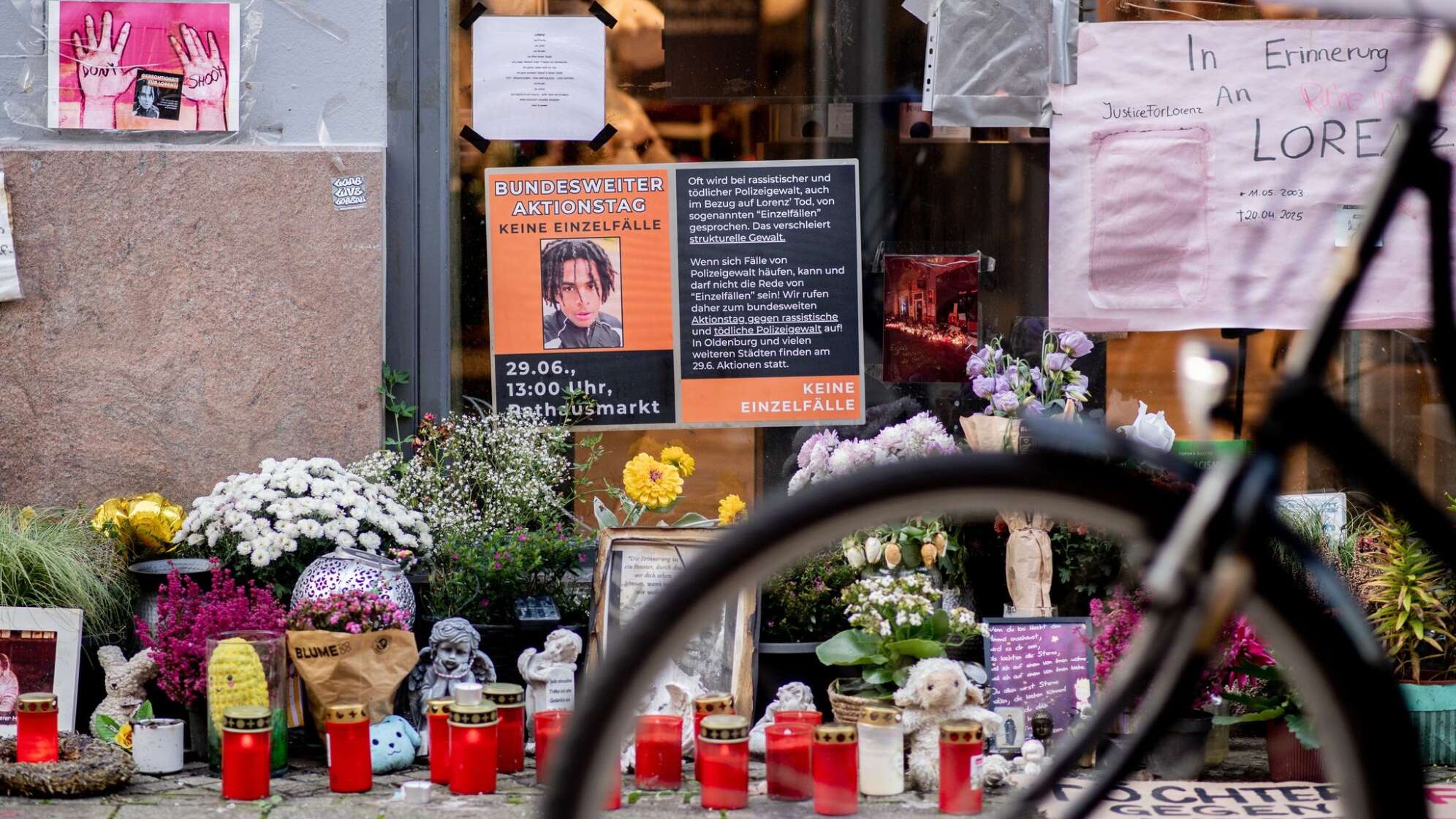 Trauer in Oldenburg um getöteten Lorenz