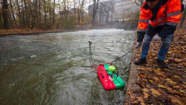 Messungen an verschwundener Surfwelle in München