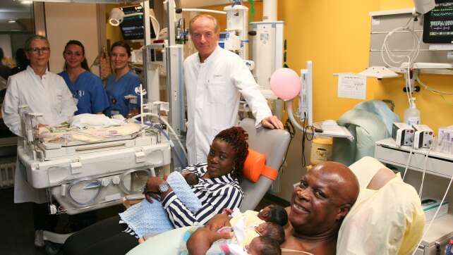 «Medizinische Rarität»: Fünflinge in Berlin geboren