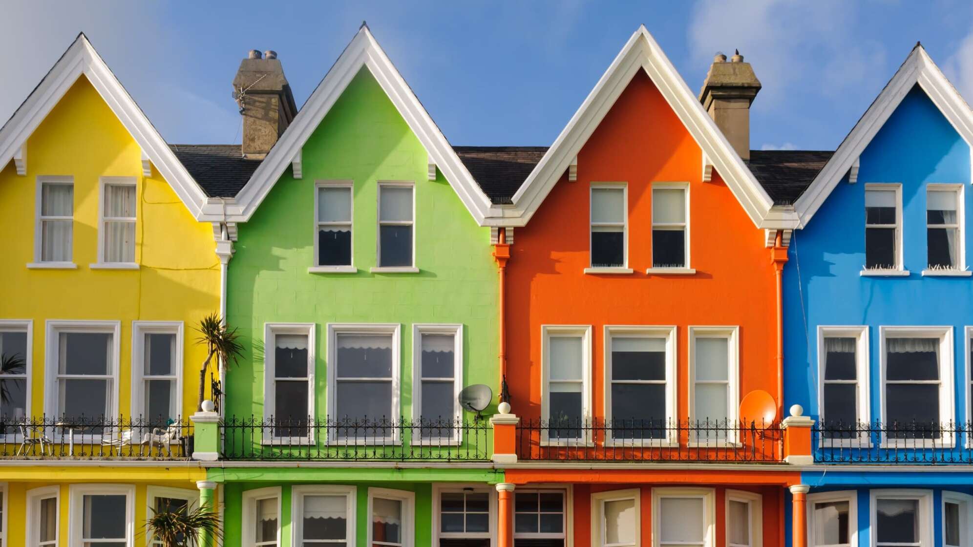 Bunte Häuser