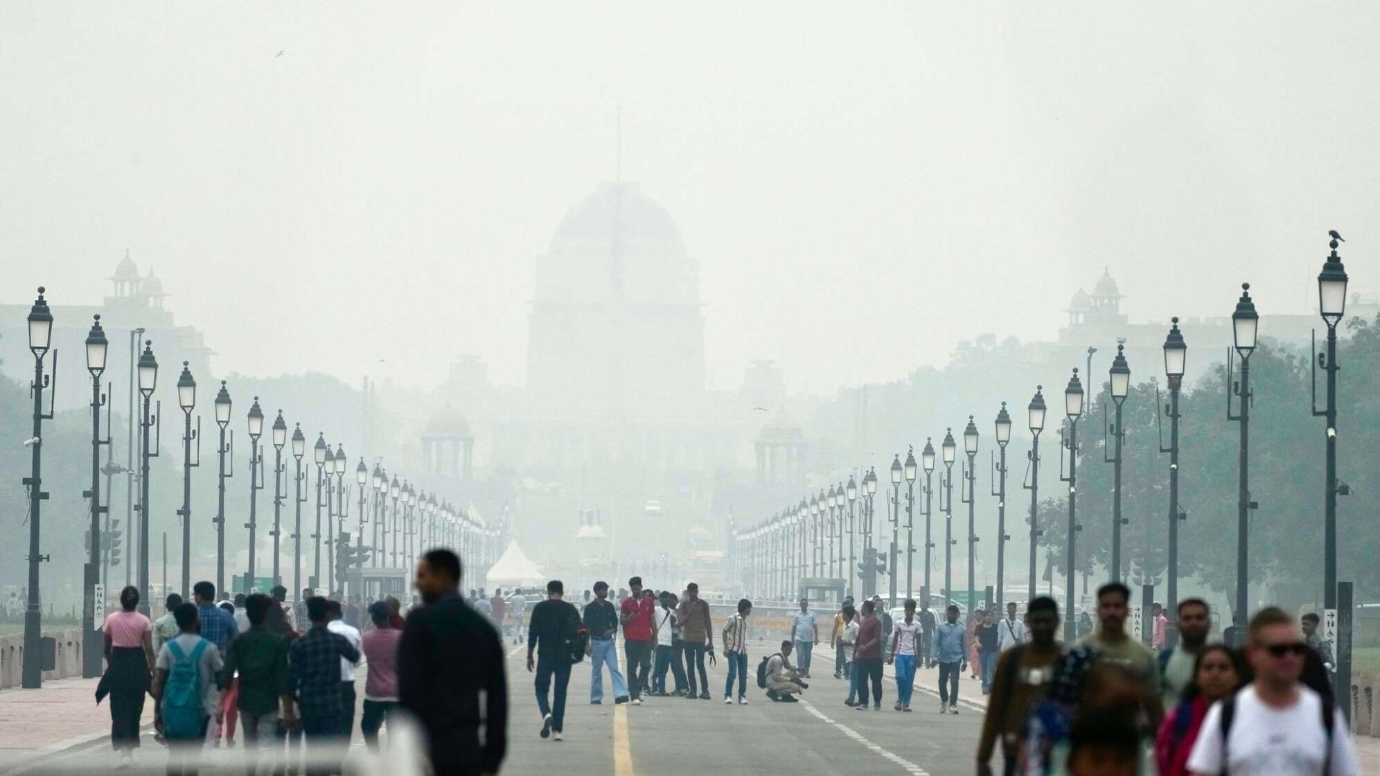 Smog in Neu Delhi