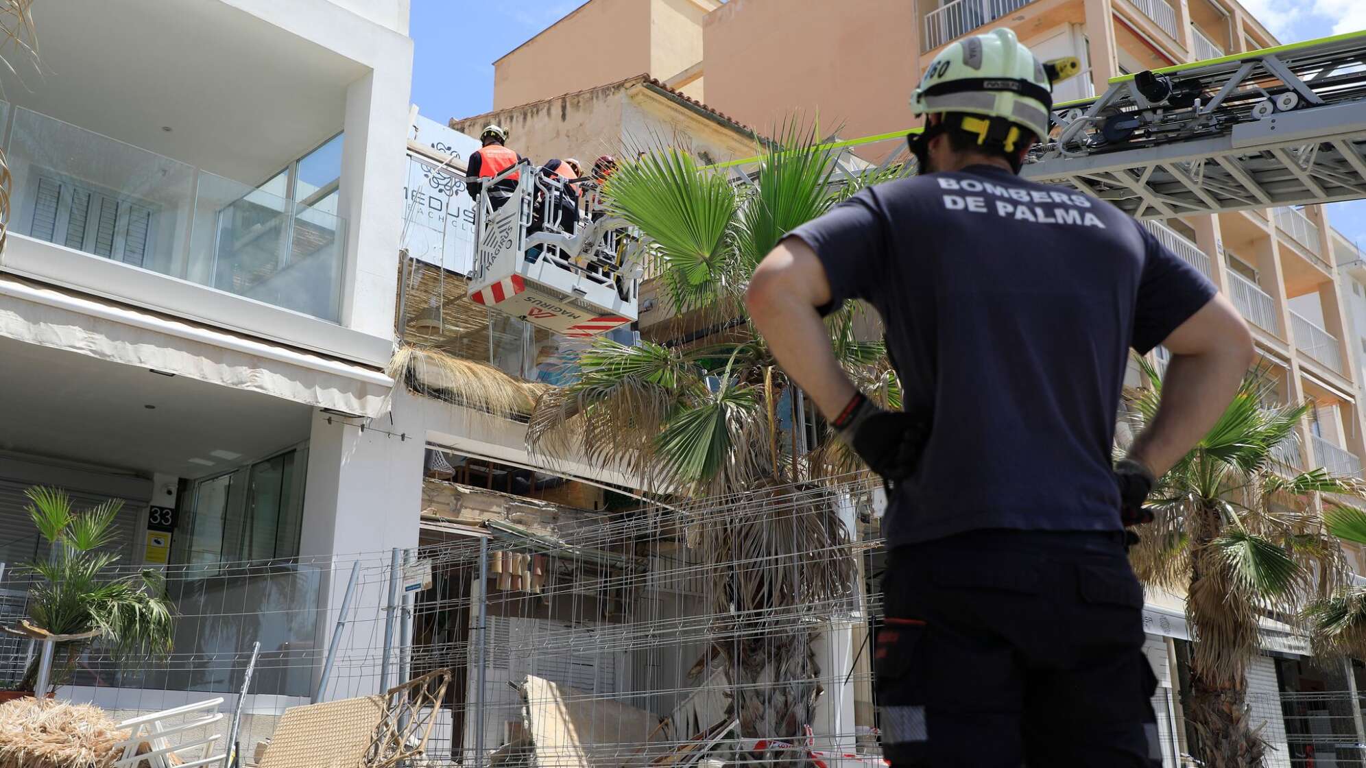 Gebäudeeinsturz auf Mallorca