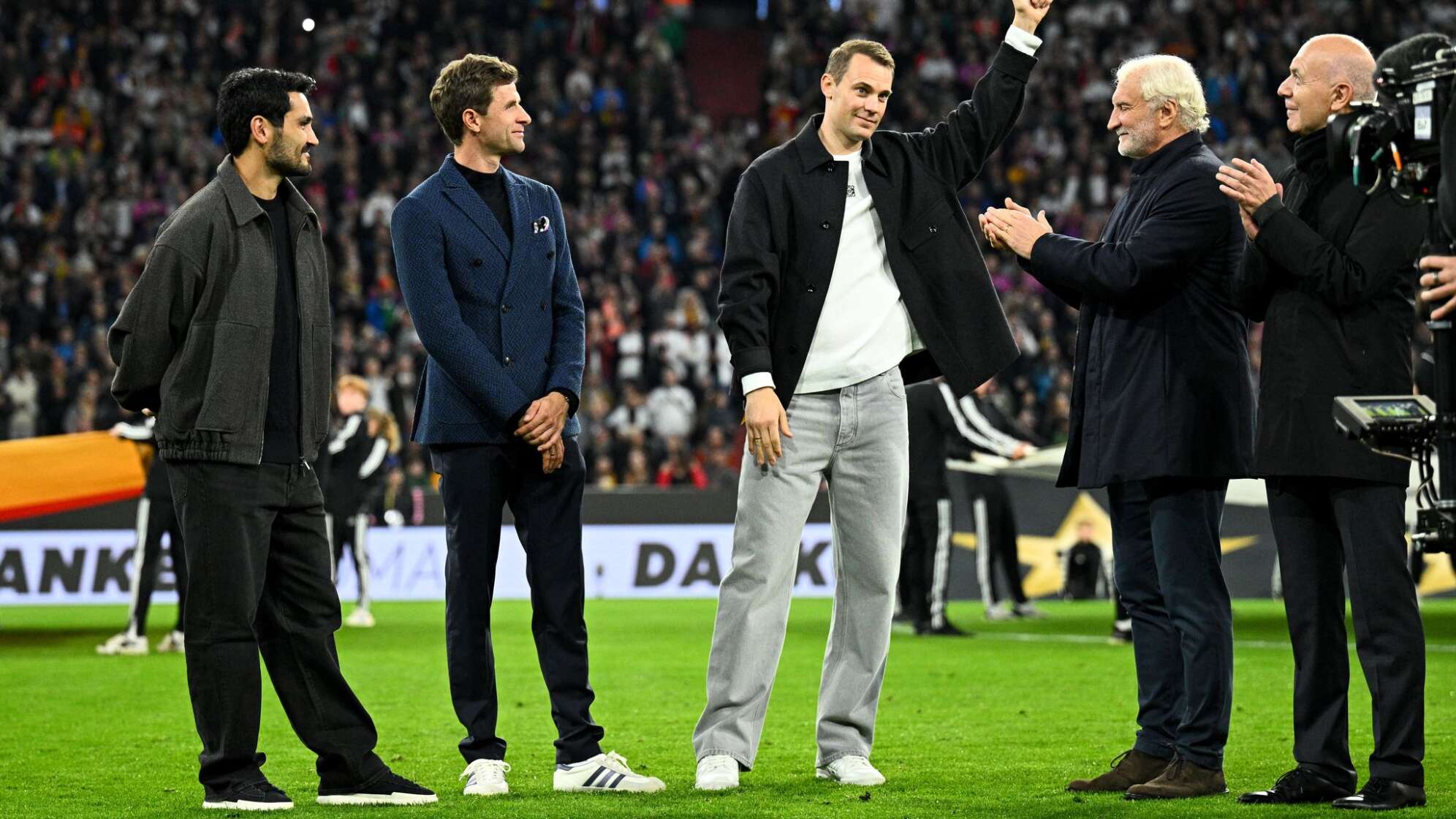 Manuel Neuer und Rudi Völler
