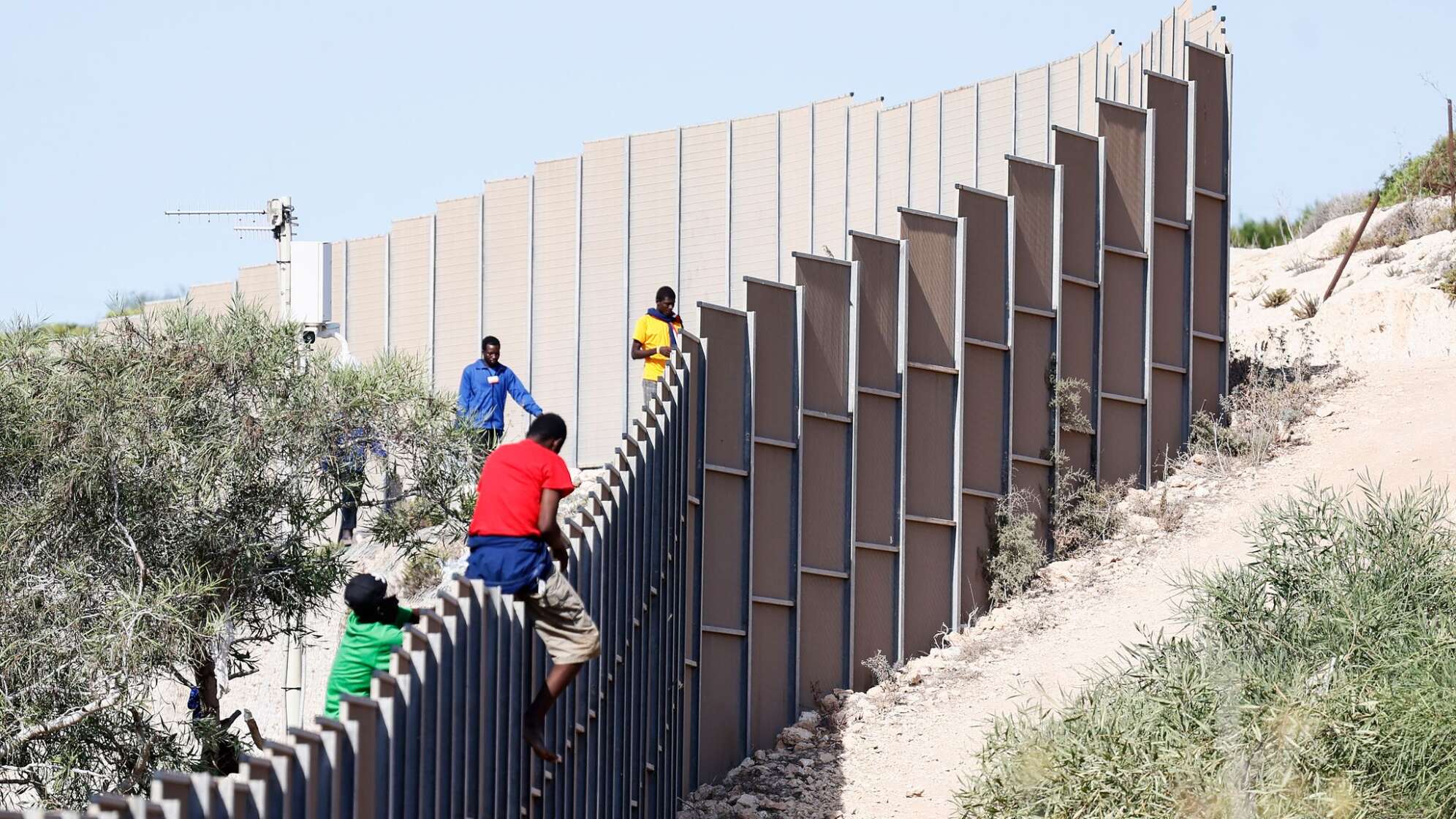 Migranten auf Lampendusa