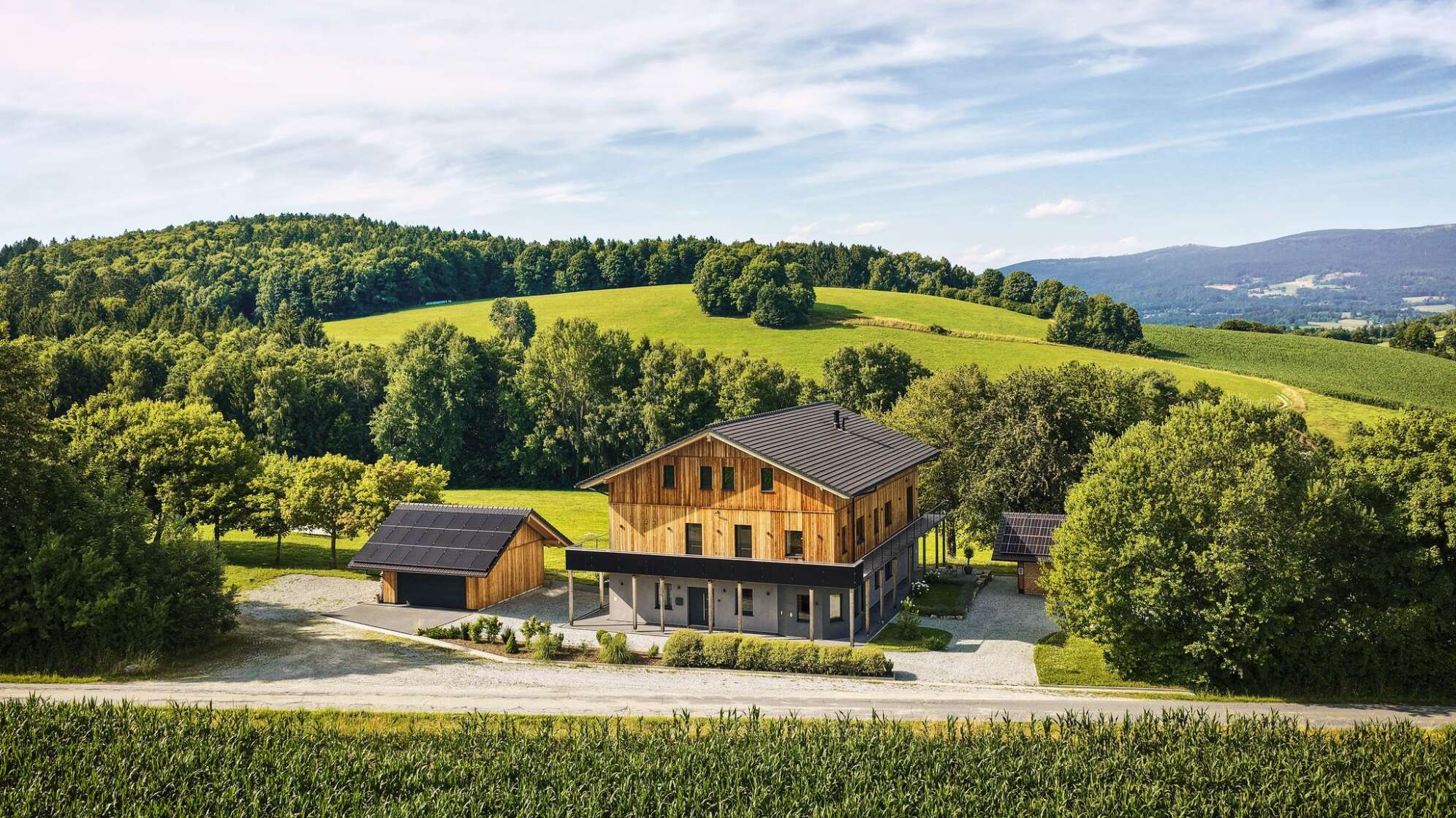 Verlostes Haus im Bayerischen Wald