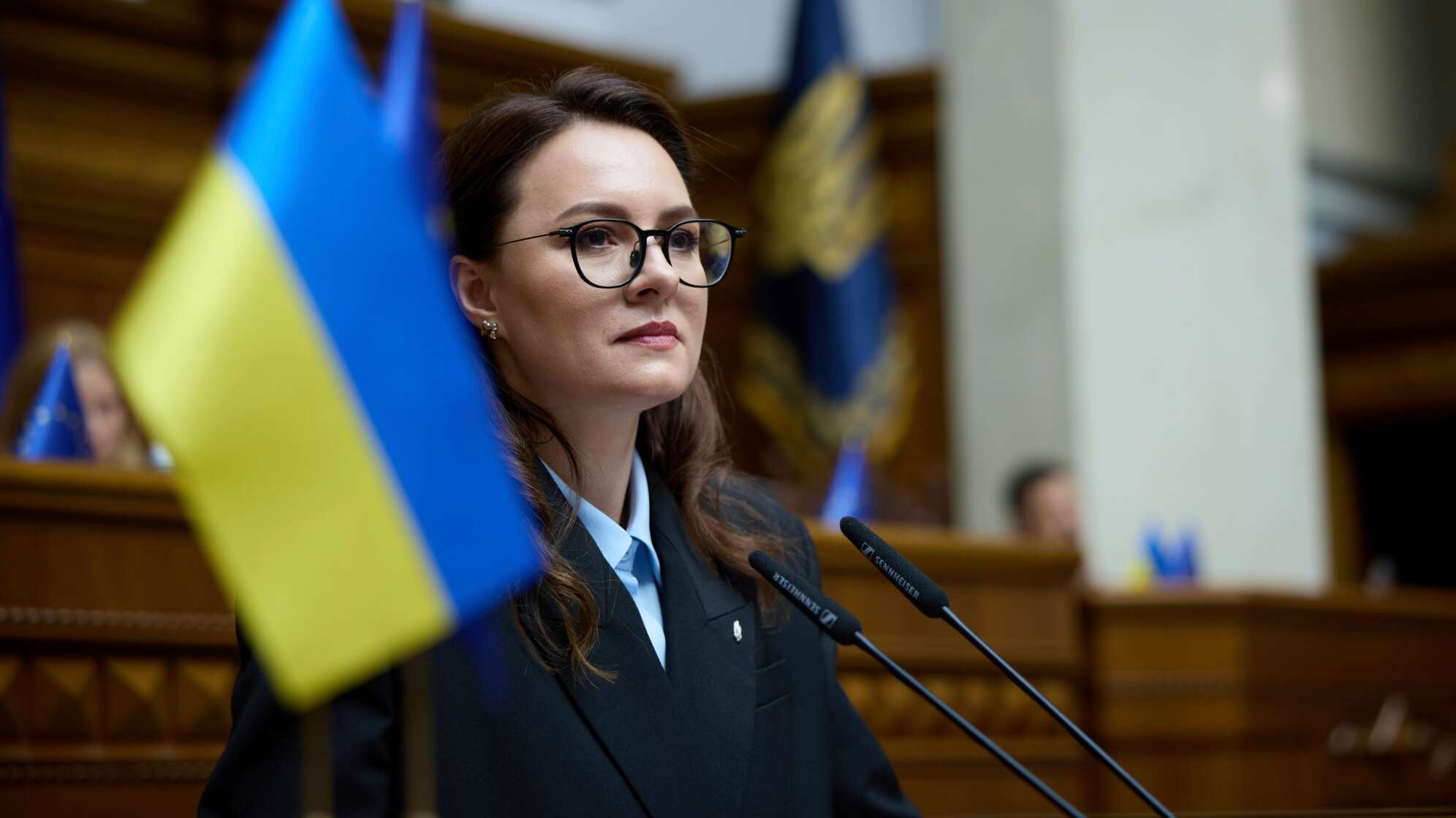 Regierungschefin der Ukraine Julia Swyrydenko