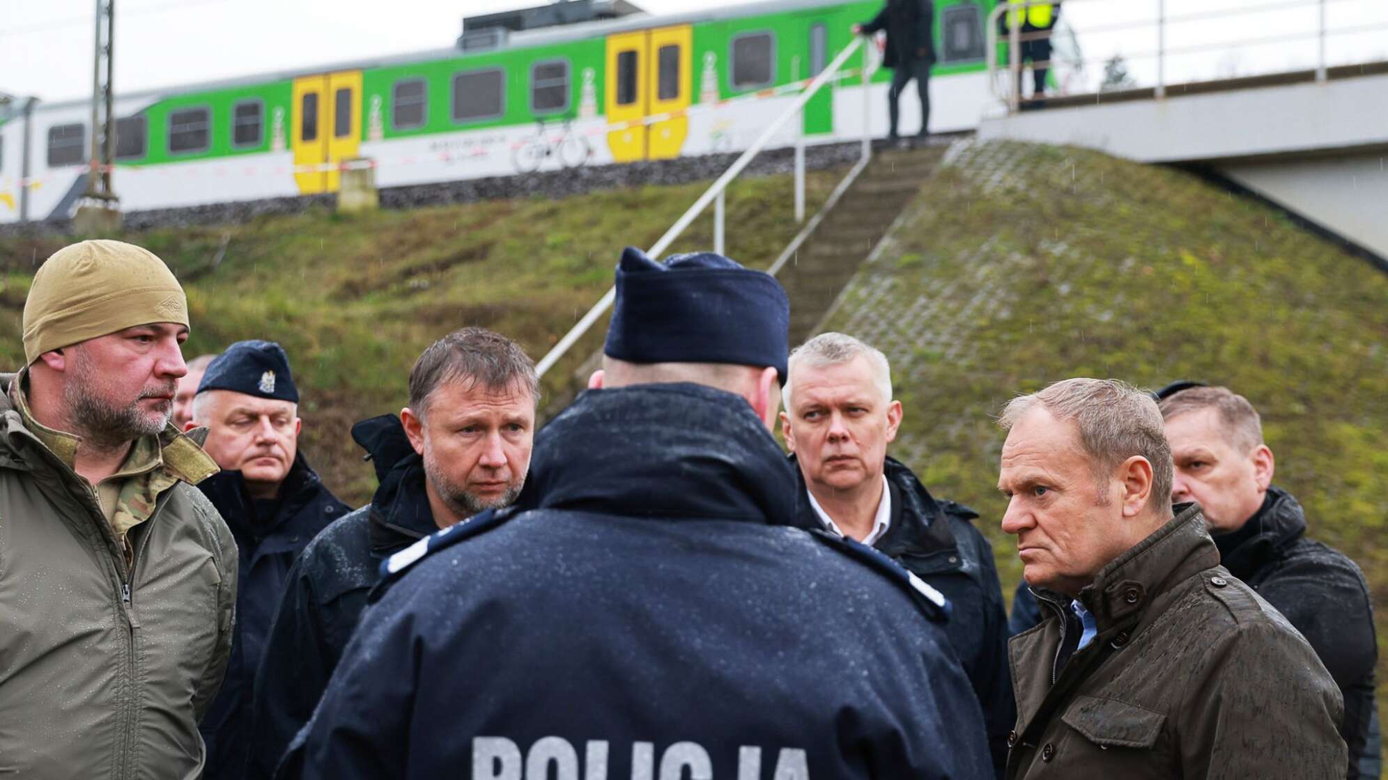 Bahnstrecke in Polen durch Sabotage beschädigt
