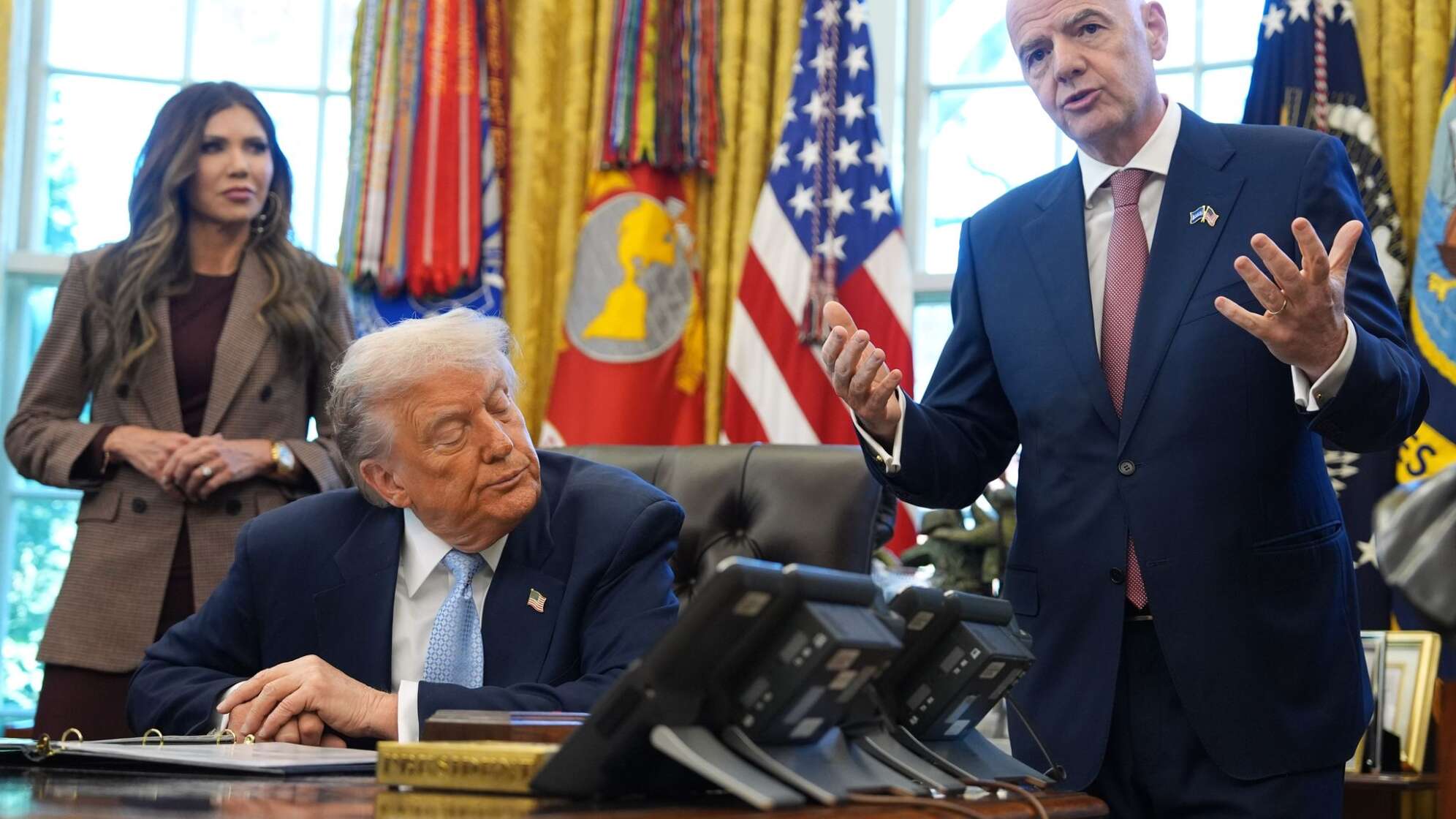 Donald Trump und Gianni Infantino