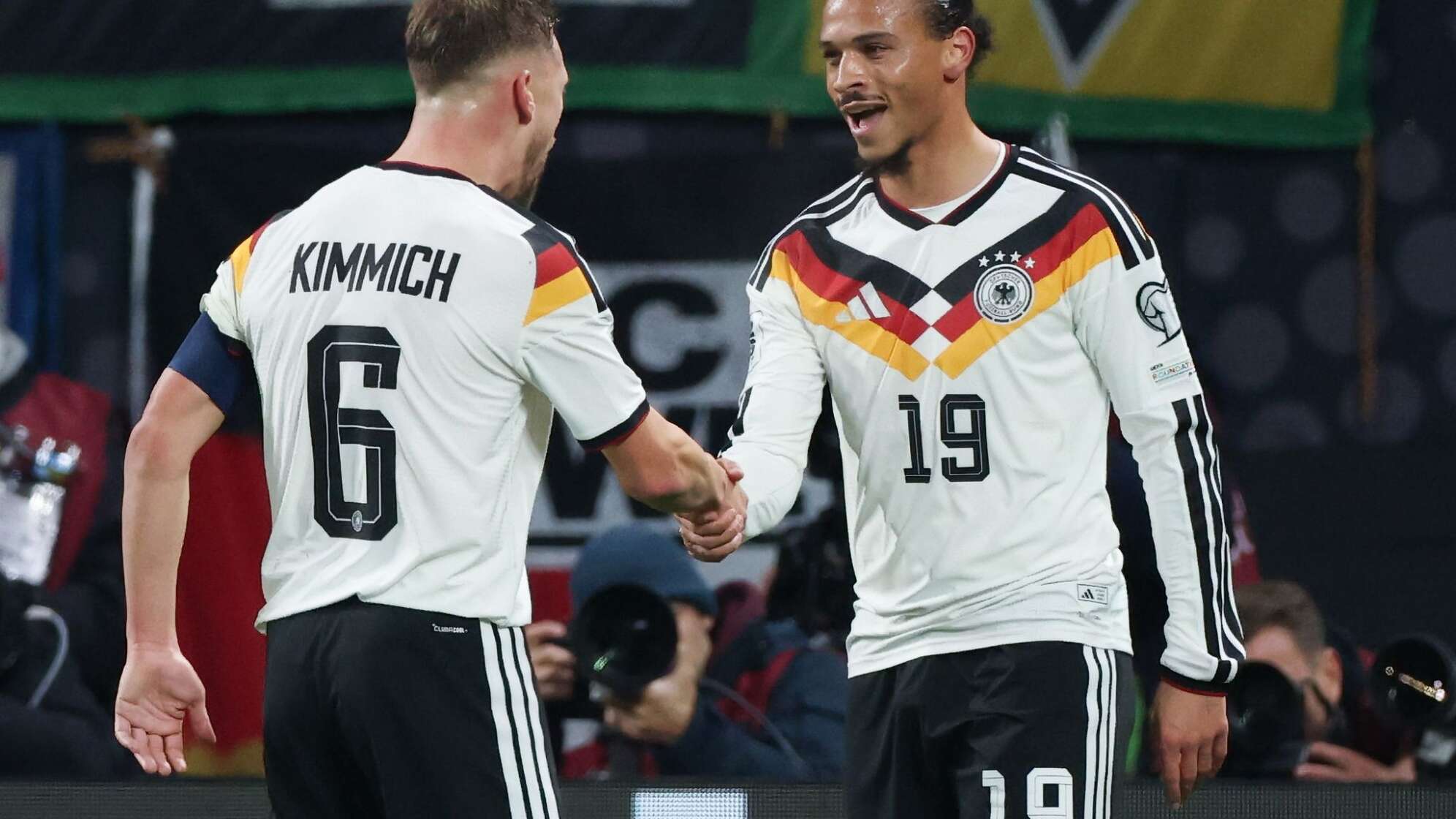 Joshua Kimmich und Leroy Sané