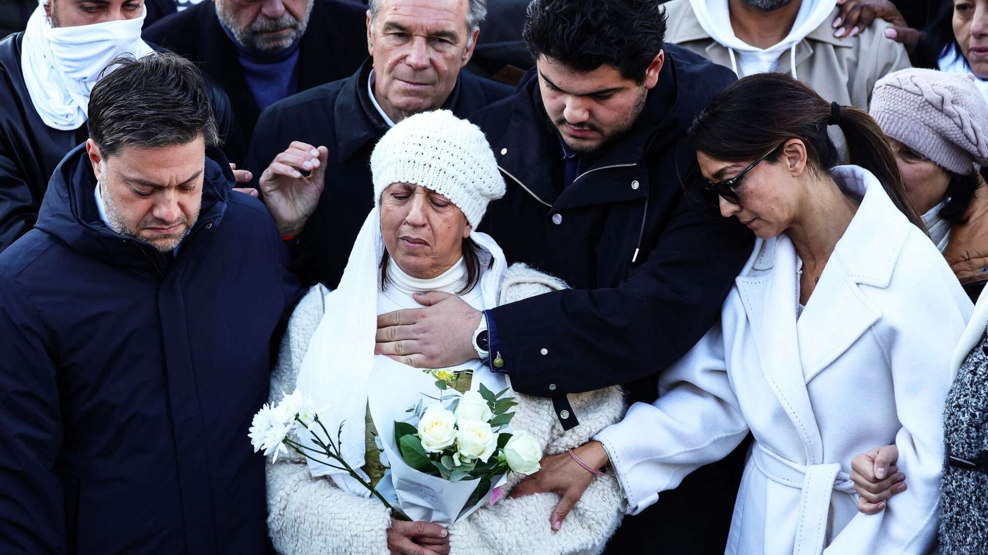 Demonstration gegen Drogengewalt in Frankreich