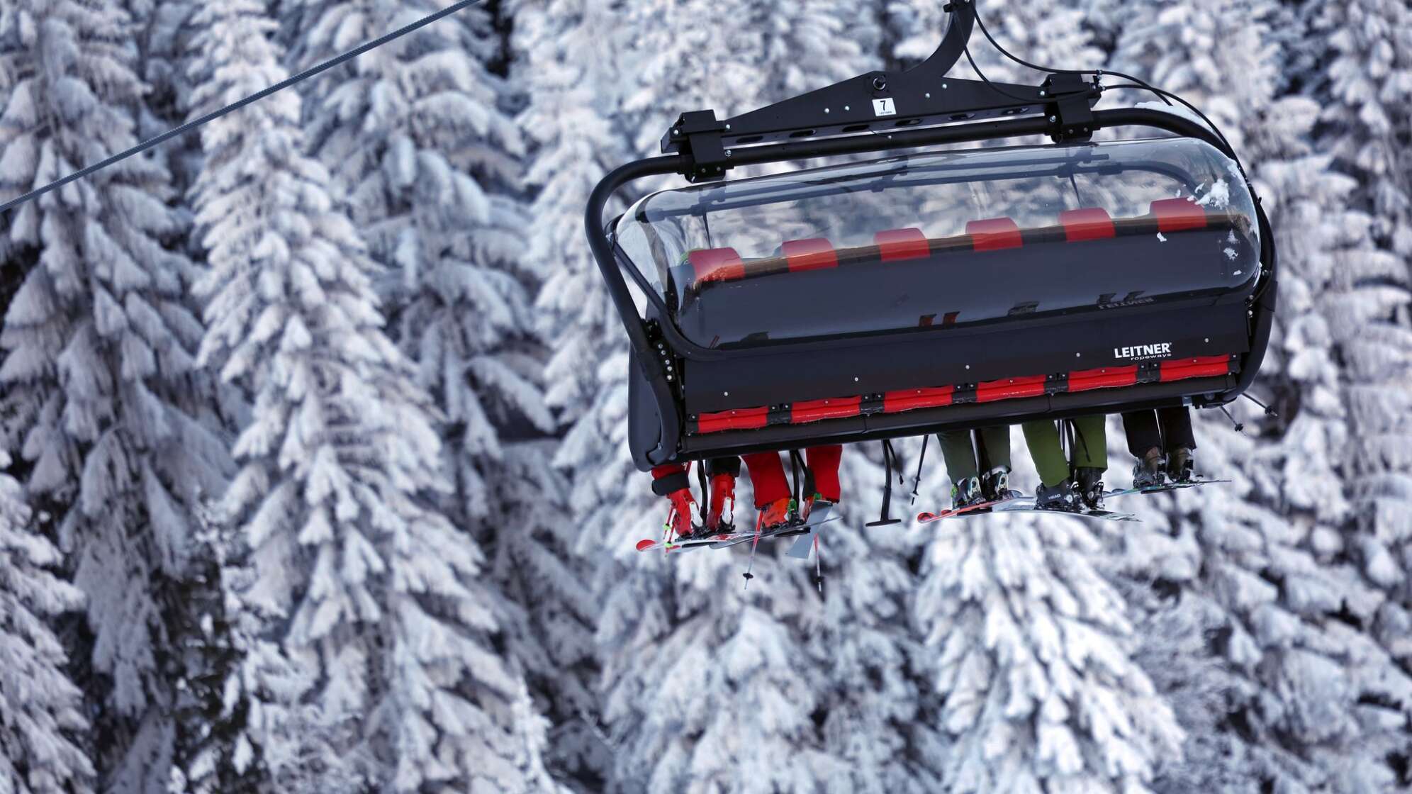 Winterwetter in den Alpen