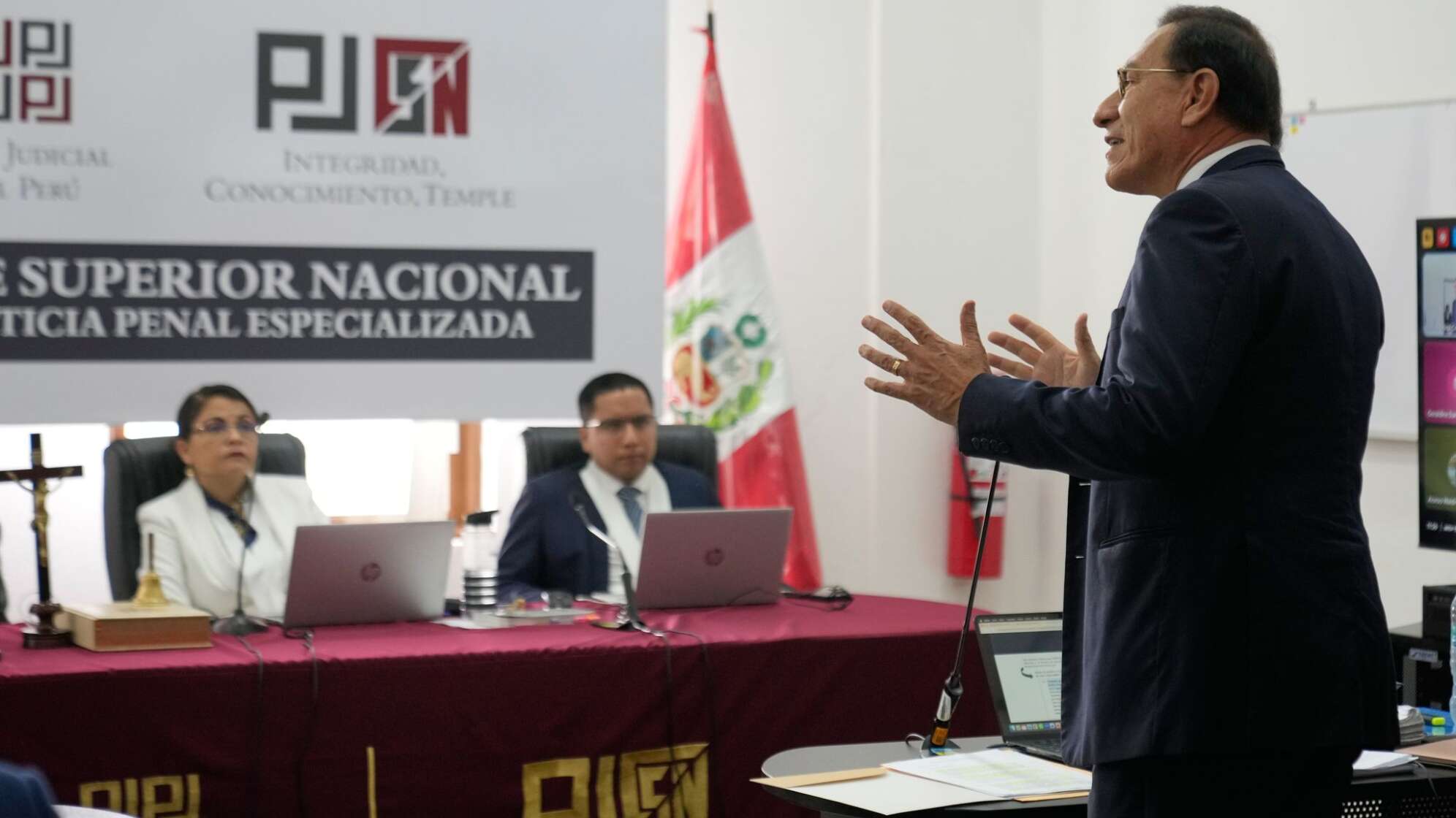 Prozess gegen Ex-Präsidenten Vizcarra in Peru