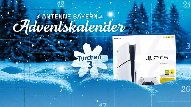 Der ANTENNE BAYERN Adventskalender - 3. Türchen