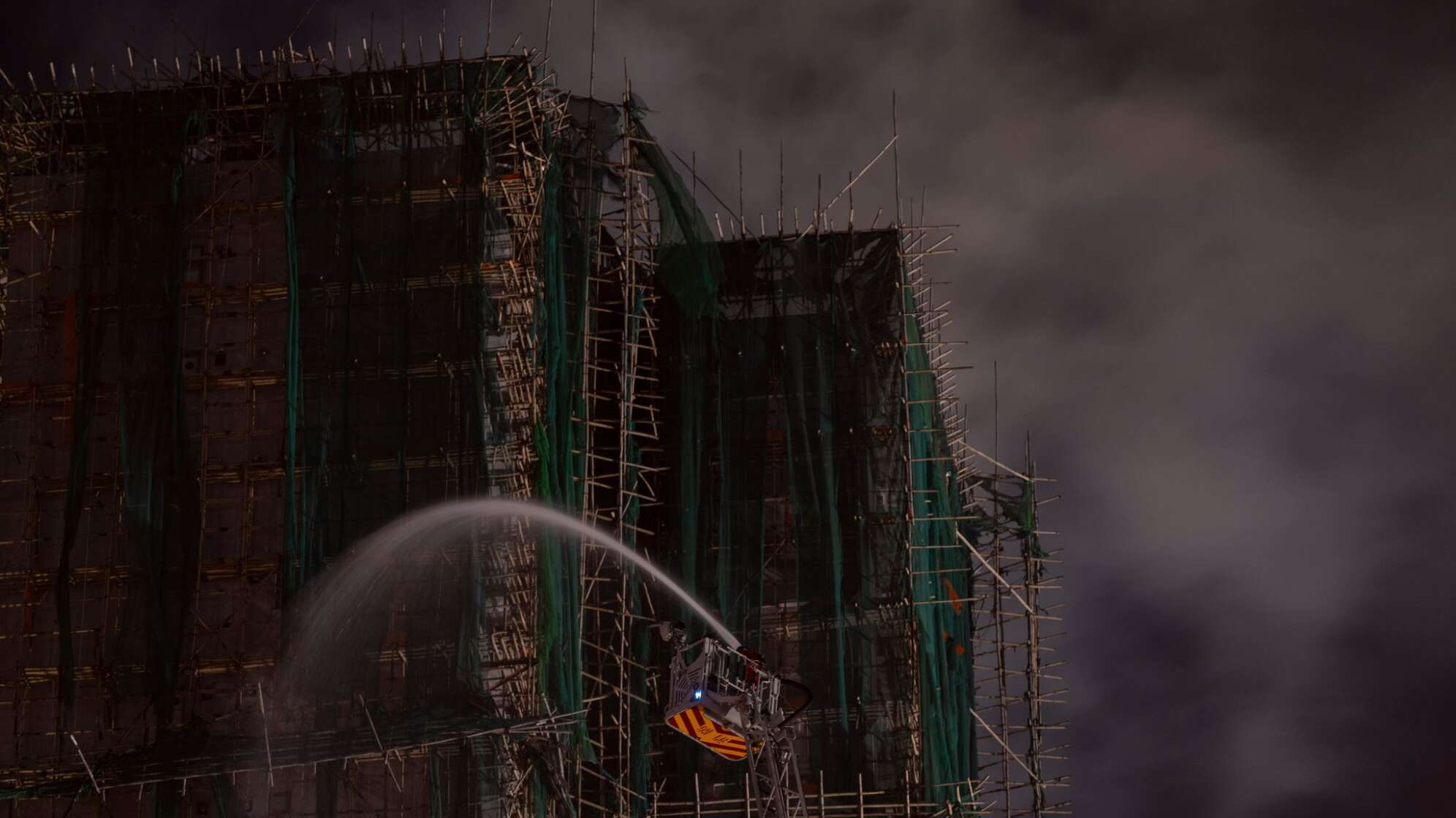 Nach Brand in Hongkong