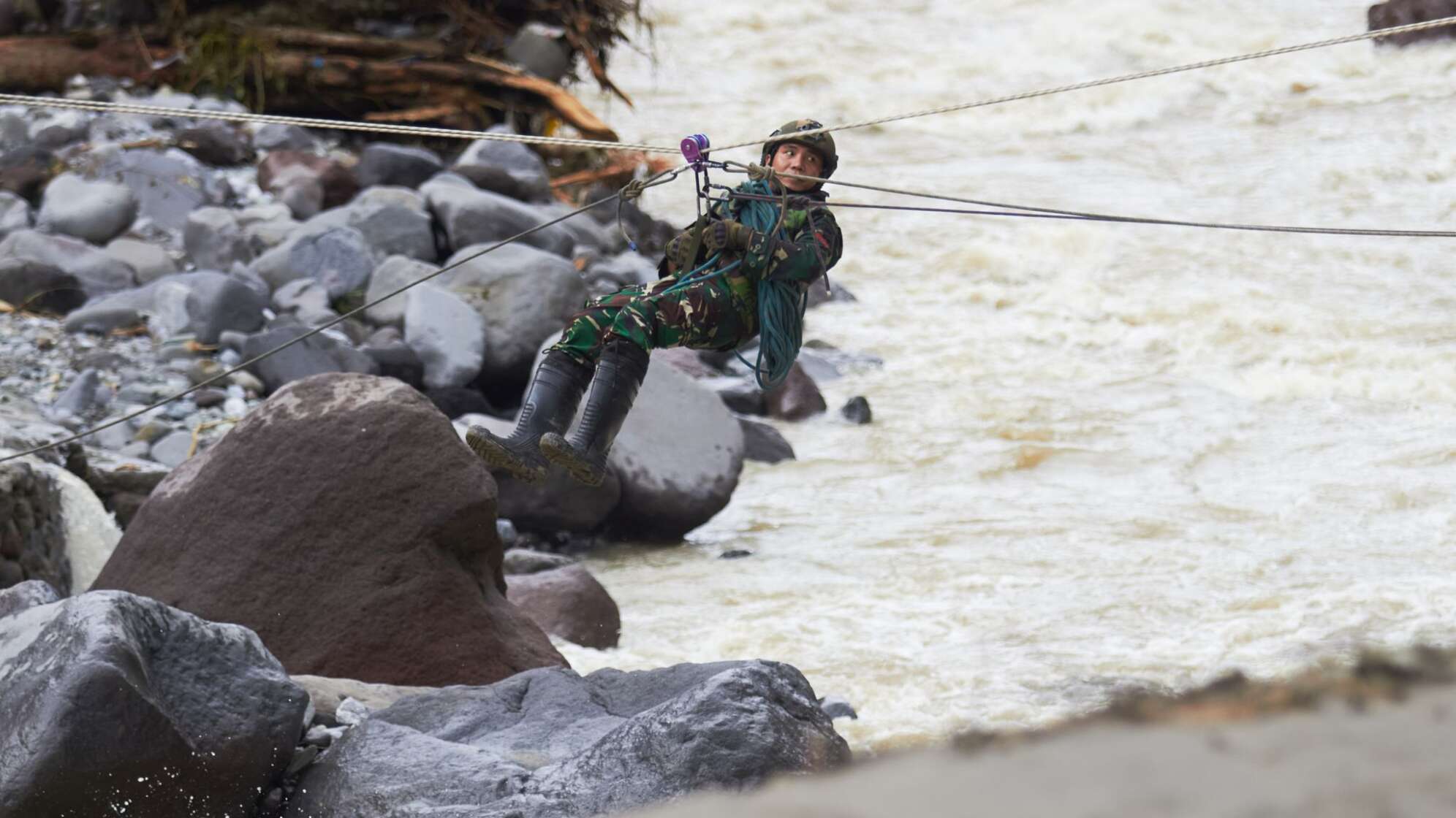 Überschwemmungen in Indonesien