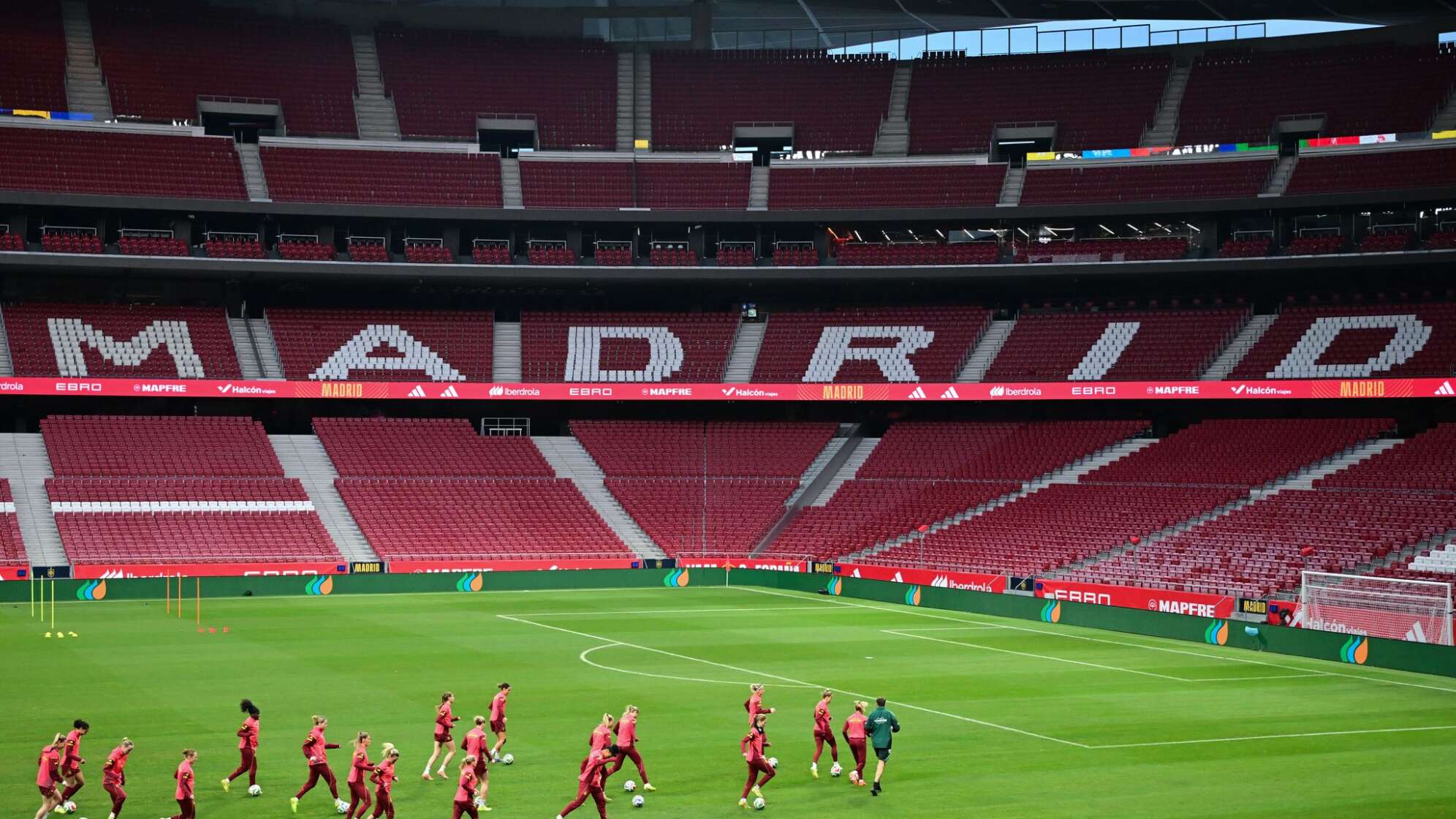 DFB-Team beim Abschlusstraining