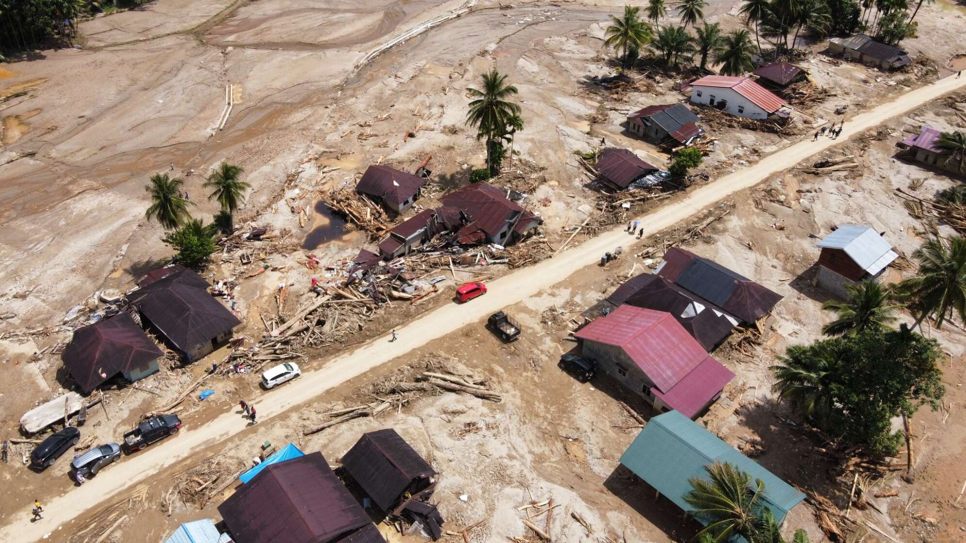 Sturzflut in Indonesien