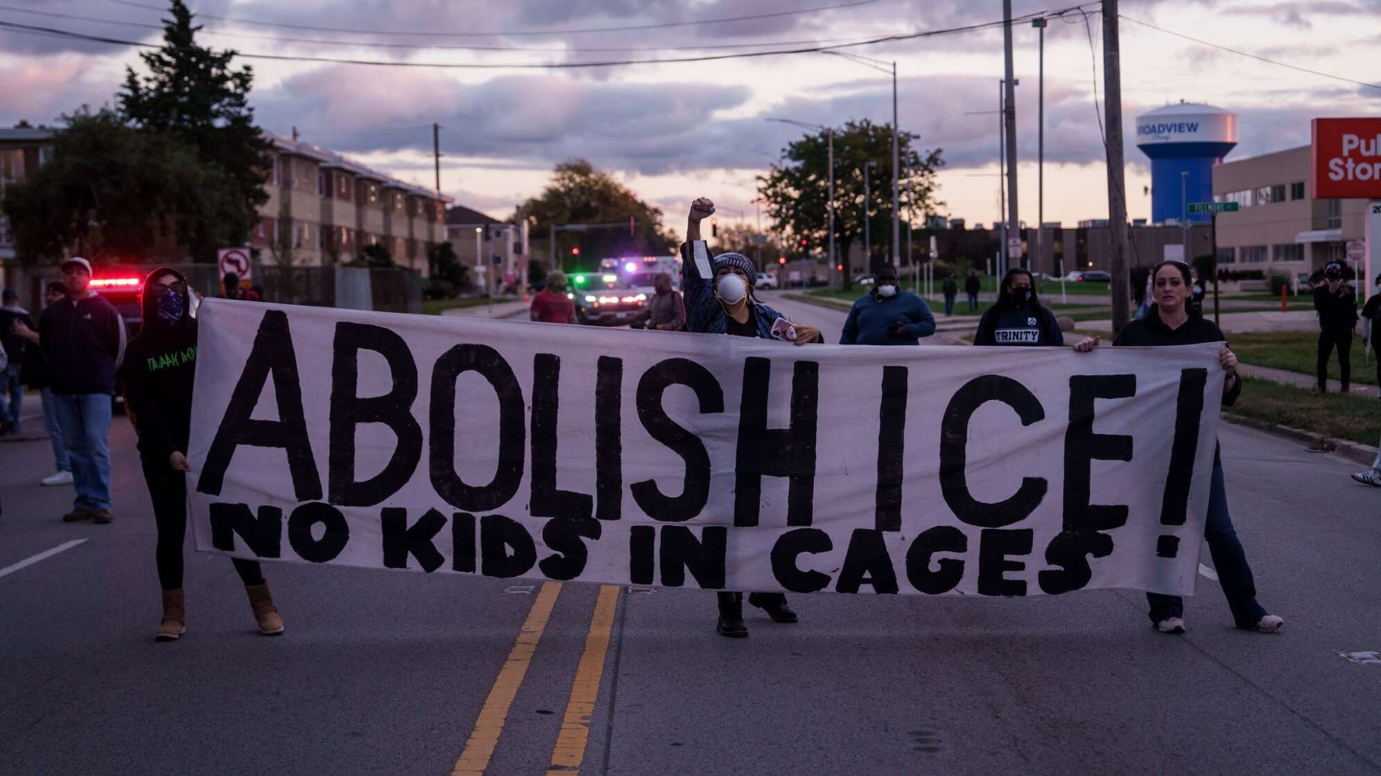 Proteste in den USA - Broadview