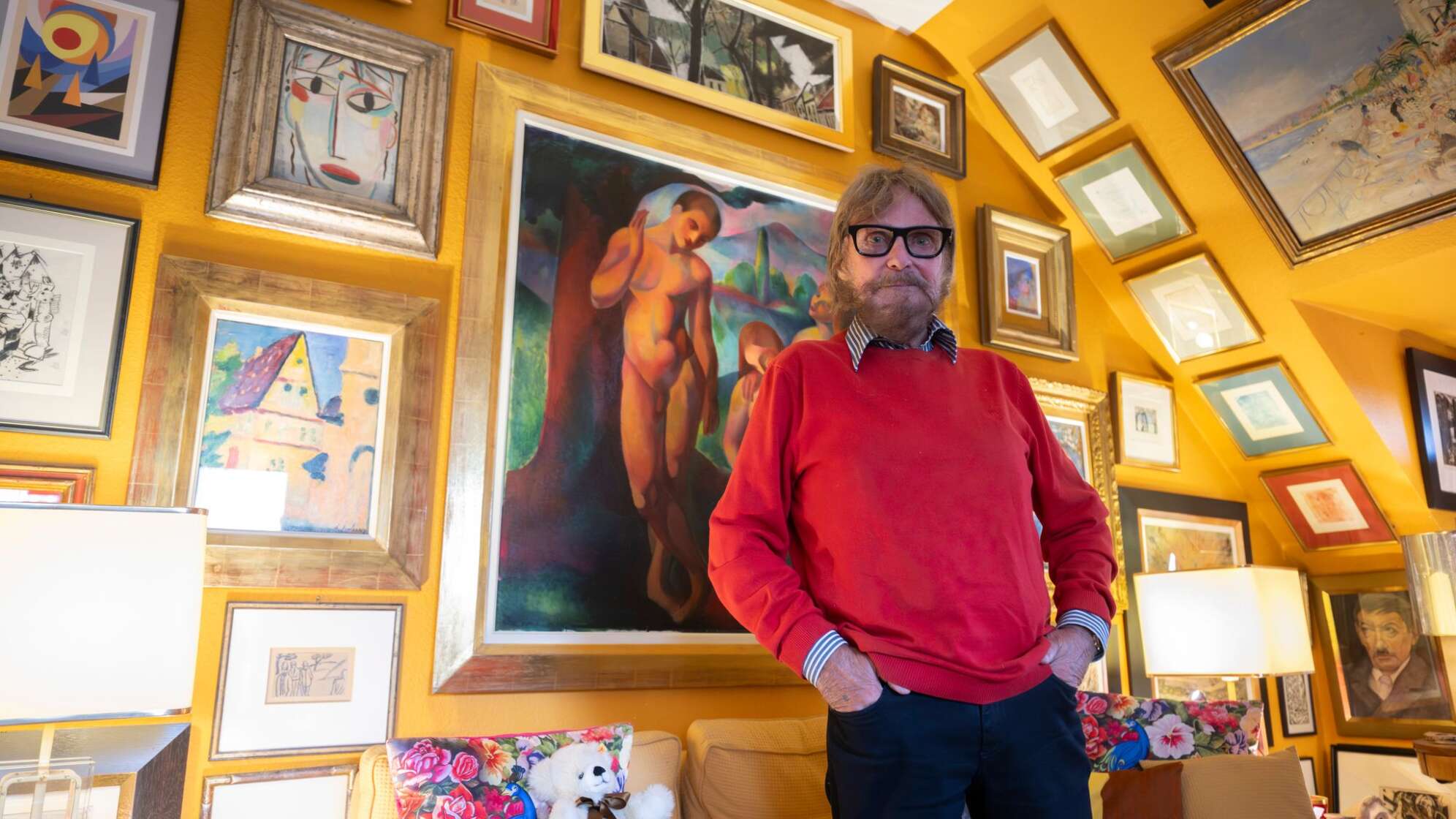 Kunstsammler Frank Brabant