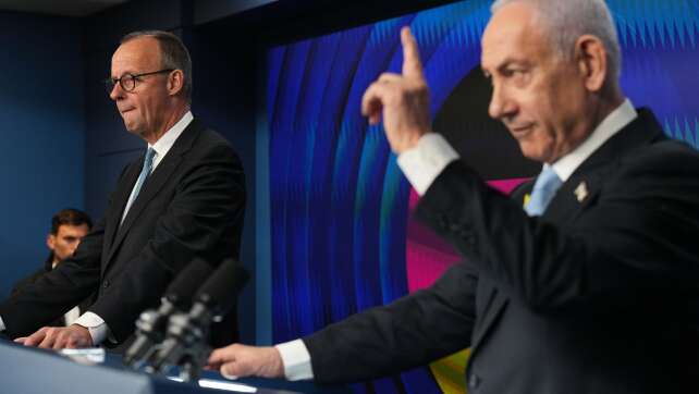 Merz und Netanjahu lassen Turbulenzen hinter sich