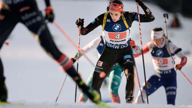 Podest weit weg: Deutsches Biathlon-Team noch nicht in Form