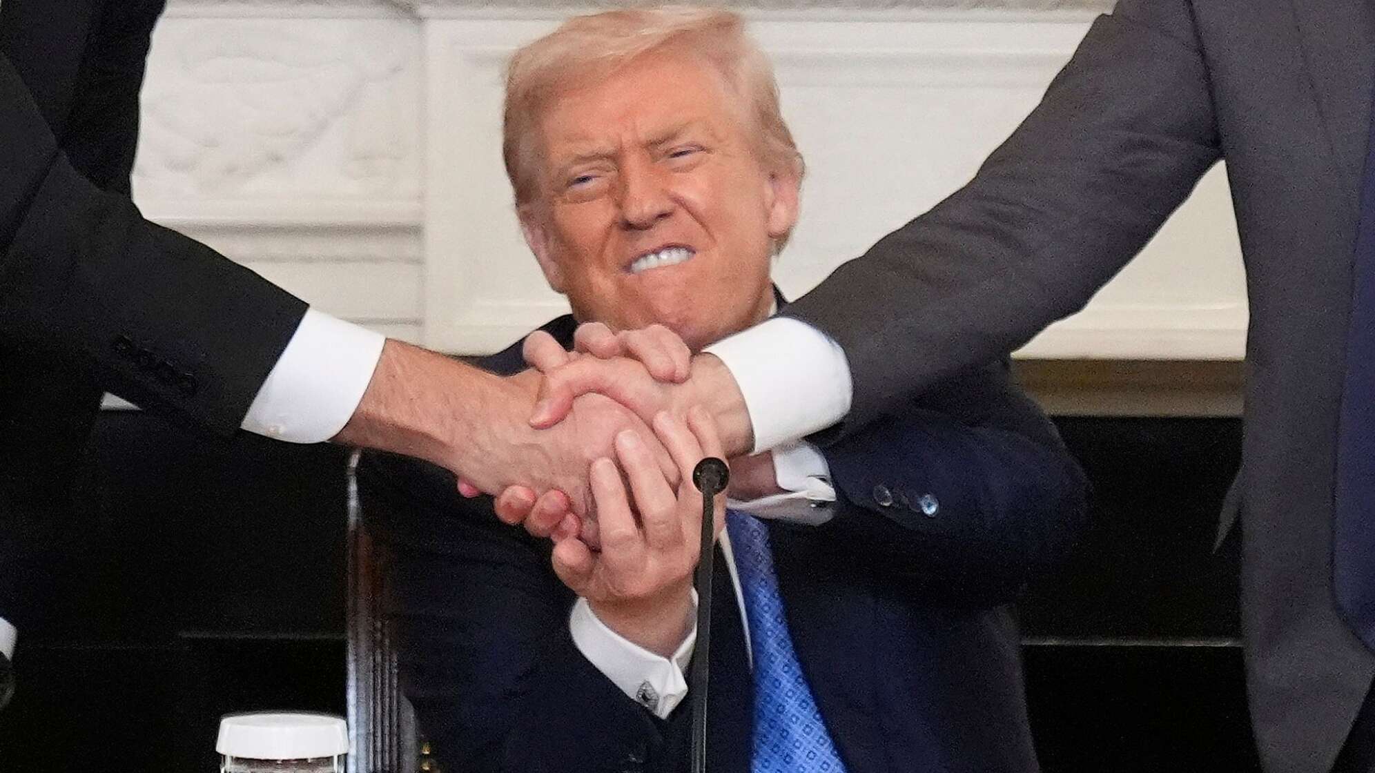 Führer der verfeindeten Kaukasus-Staaten bei Trump