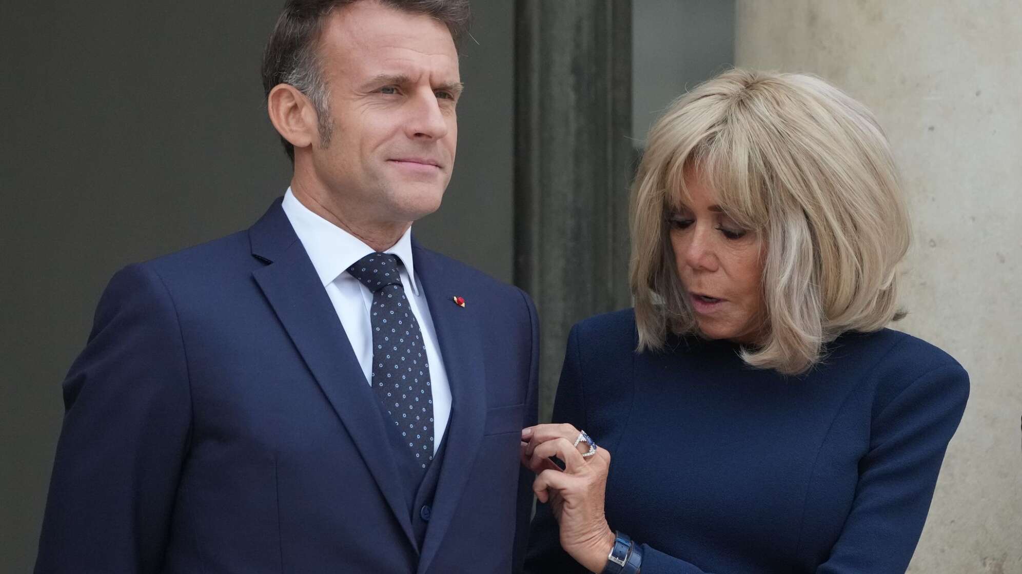 Emmanuel und Brigitte Macron