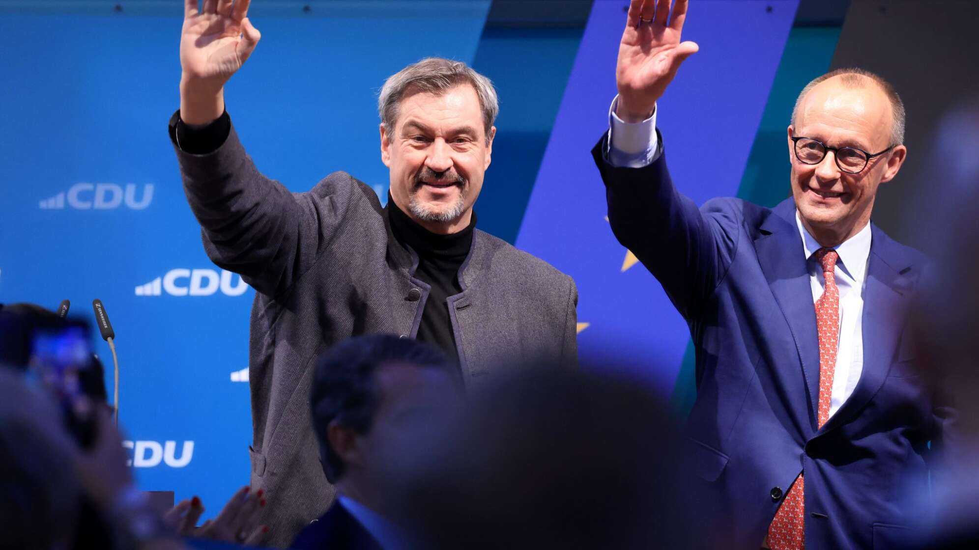 Markus Söder und Friedrich Merz