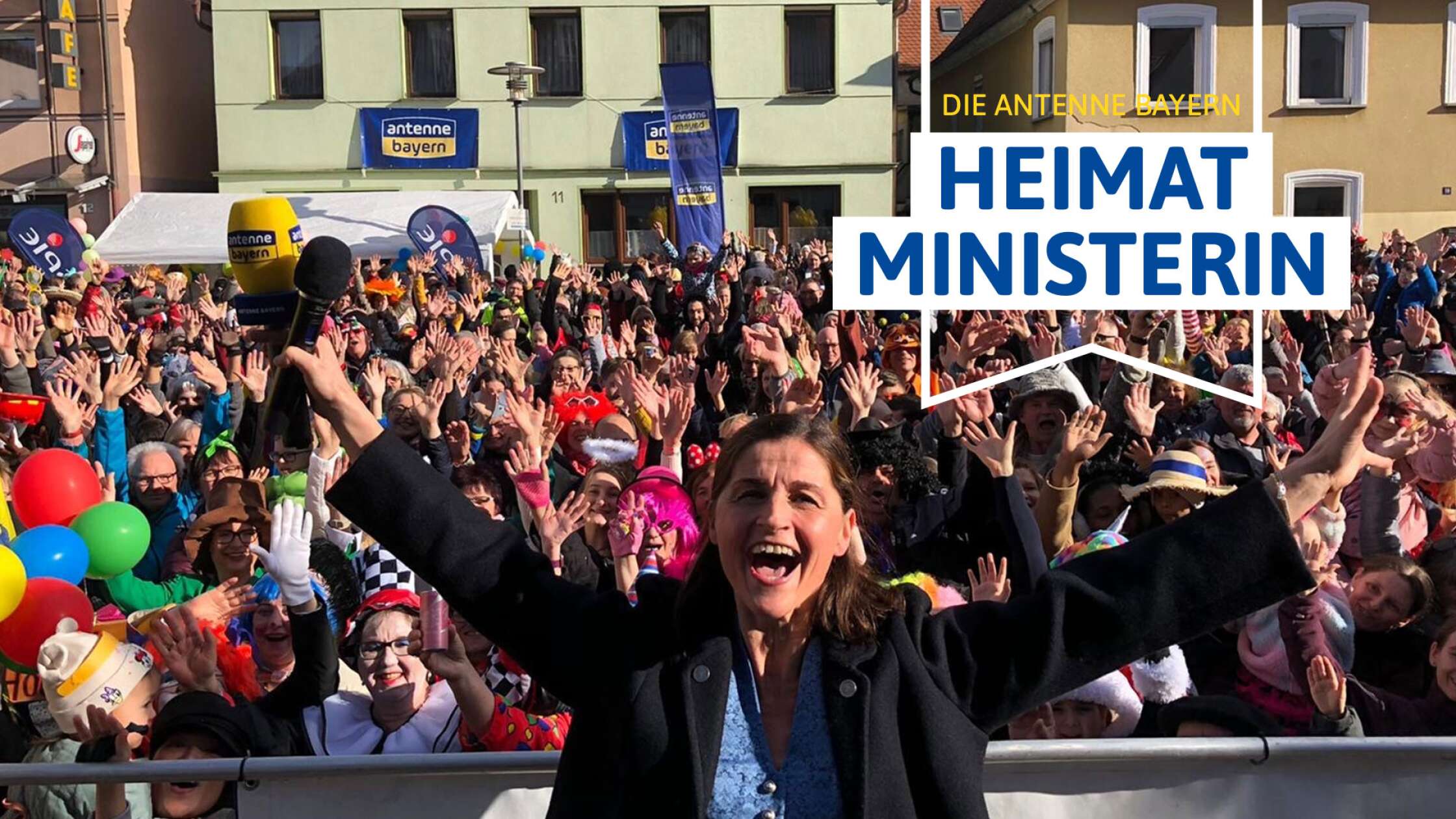 Die ANTENNE BAYERN Heimatministerin Höchstadter Fasching