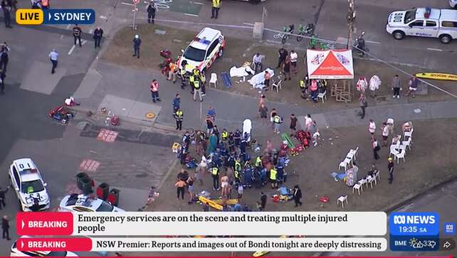 Terroranschlag auf jüdisches Fest in Sydney - Zwölf Tote