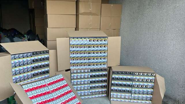 10,4 Millionen Schmuggelzigaretten – Festnahmen bei Razzien